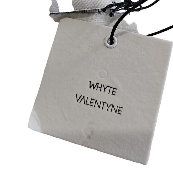 Whyte Valentyne One Shoulder Mini Dress White Grid Size 10 NWT - Picture 3 of 6